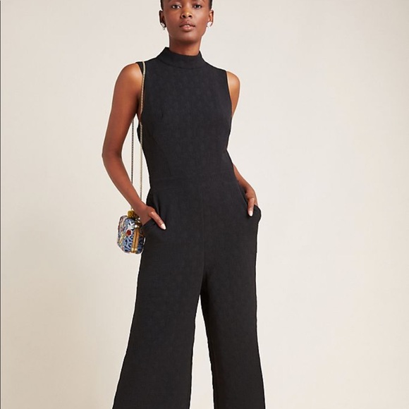 Charley Mock Neck Jumpsuit - Picture 1 of 8